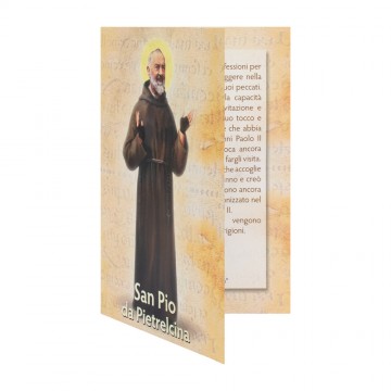 Statua San Pio in Legno con...