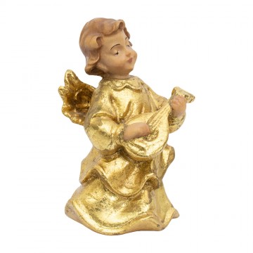 Angelo in Legno e Foglia Oro