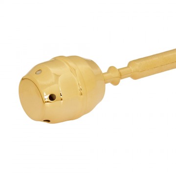 Aspersorio in Ottone Dorato