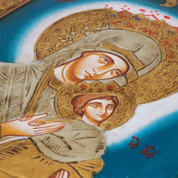 Icona Rumena Madonna con...