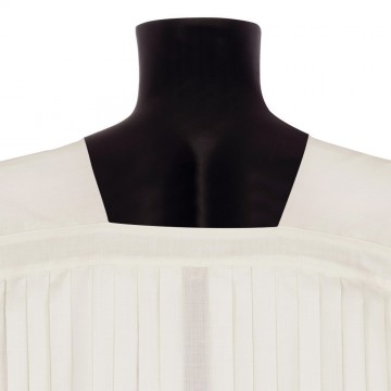 Camice Plissettato in Misto...