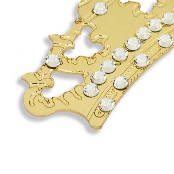 Corona Piatta in Ottone Dorato