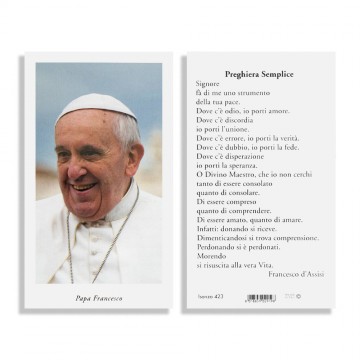 Santino Papa Francesco in...