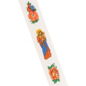 Candela con Decalcomania h...