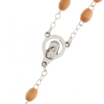 Rosario con Grani in Legno...