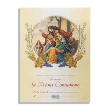 Pergamena Prima Comunione...