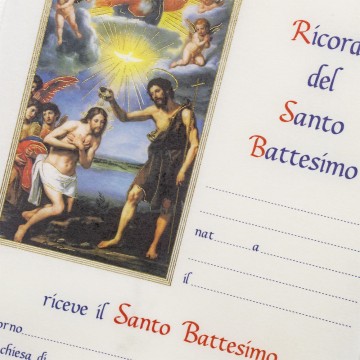 Pergamena Battesimo