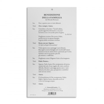 Benedizione della Famiglia...