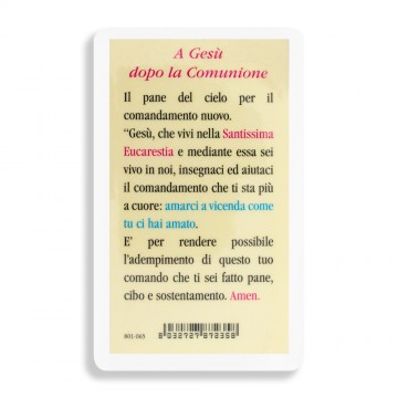 Santino Plastificato Prima...