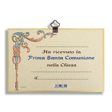 Tavoletta Prima Comunione...