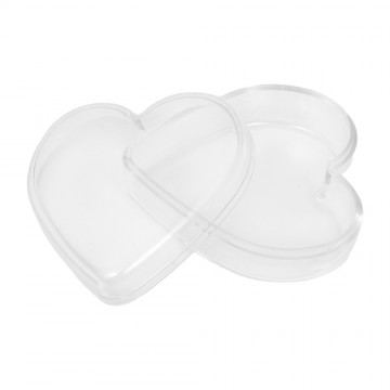 Portarosario Cuore in Plastica