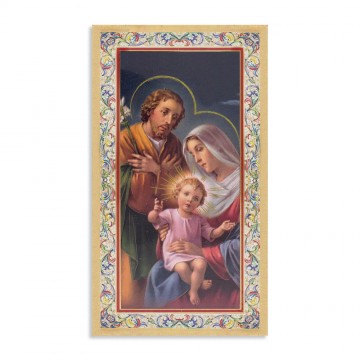 Immaginetta Sacra Famiglia...