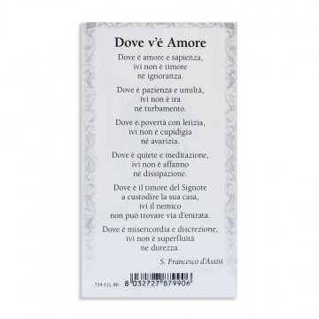 Immaginetta San Francesco...