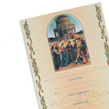 Pergamena Ricordo Matrimonio