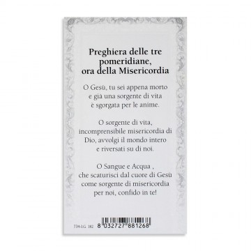 Santino Apparizione Gesù...