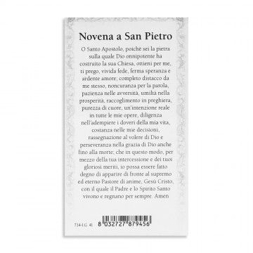 Santino San Pietro con Novena