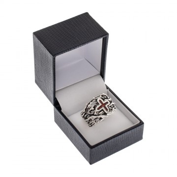 Anello Vescovile Argento e...