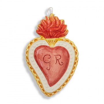 Cuore Votivo in Ceramica...