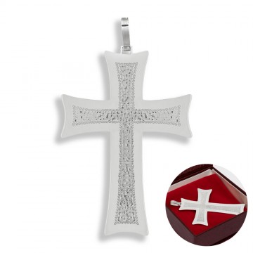 Croce Pettorale in Argento 925