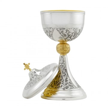 Pisside in Argento 800 con...