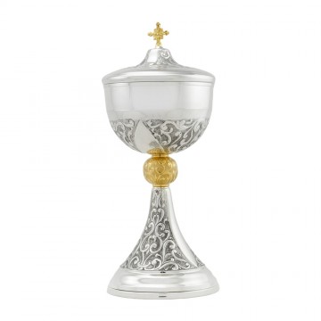 Pisside in Argento 800 con...