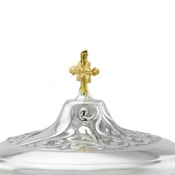 Pisside in Argento 800 con...