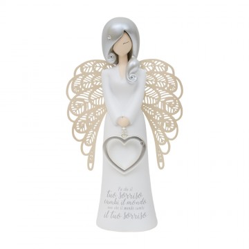 Angelo con Cuore e Frase...