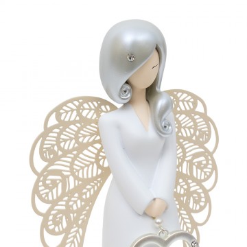 Angelo con Cuore e Frase...