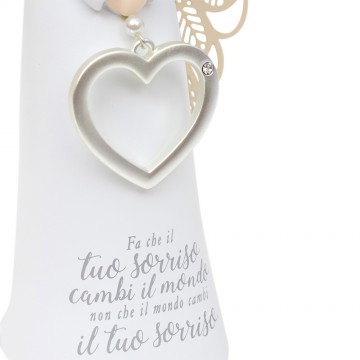 Angelo con Cuore e Frase...