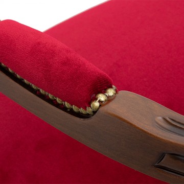 Poltrona in Legno Noce e...