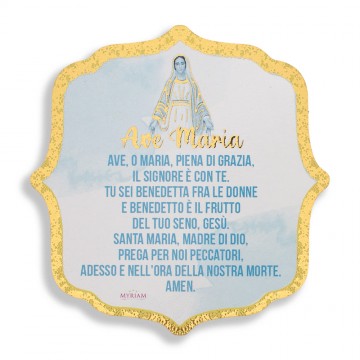 Magnete con Preghiera Ave...