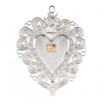 Ex Voto Cuore in Metallo...