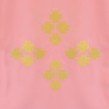 CopriLeggio Rosa con Croce...