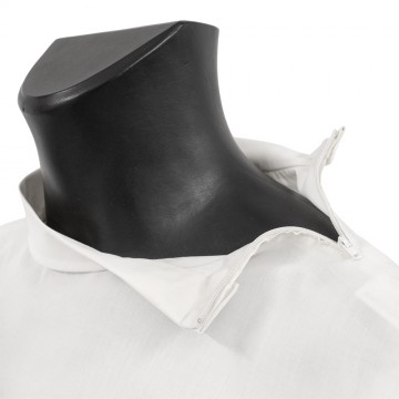 Amitto Bianco con Zip in...