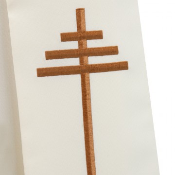 Stola Avorio con Ricamo San...