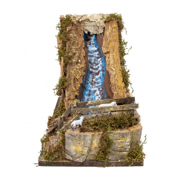 Ruscello con Pompa e Ponte