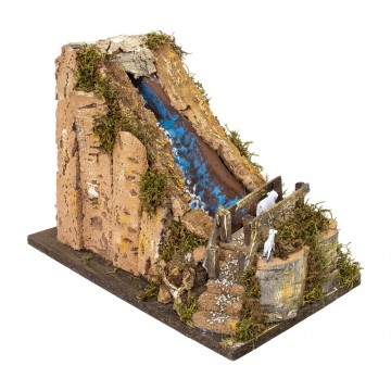 Ruscello con Pompa e Ponte