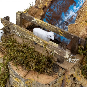 Ruscello con Pompa e Ponte