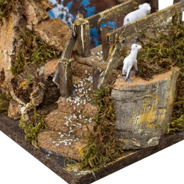 Ruscello con Pompa e Ponte