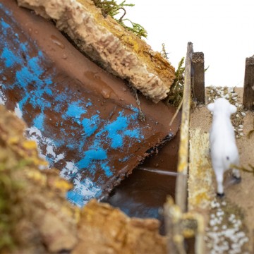 Ruscello con Pompa e Ponte