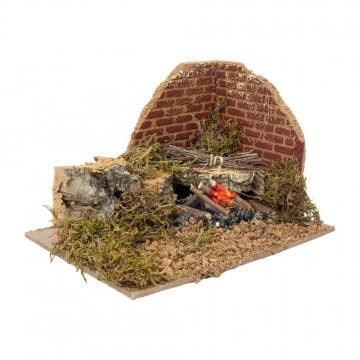 Fuoco con Lampada Effetto...