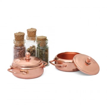 Set Pentole in Rame con...