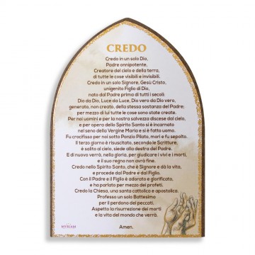 Quadretto con Preghiera CREDO