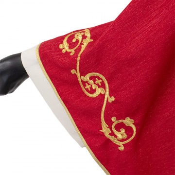 Dalmatica Rossa con Ricamo Oro