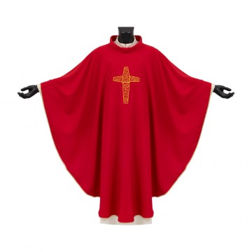 Casula Rossa con Croce...