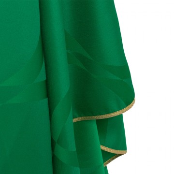 Casula Verde e Croci Ricamate