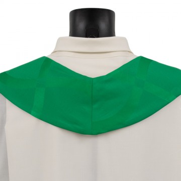 Casula Verde e Croci Ricamate