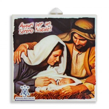 Piastrella Natività in...