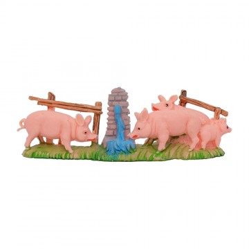 Set Maialini Per Presepe 10 cm