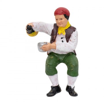 Uomo con fiasco Presepe...